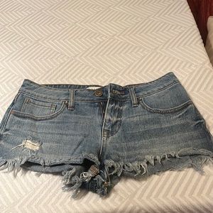 Bullhead denim cut off jean shorts
